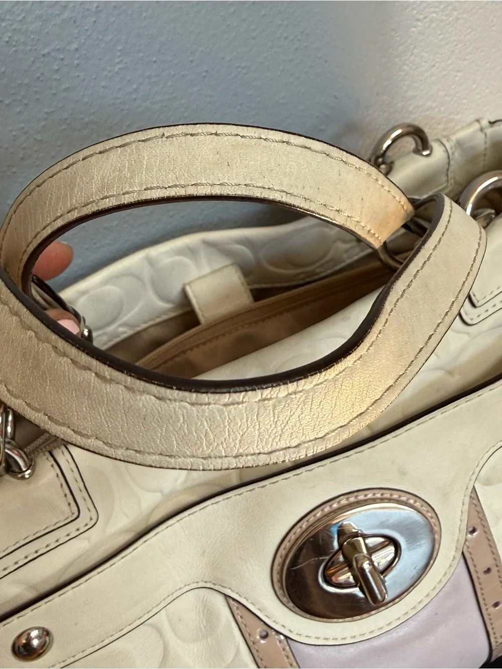 Vintage Coach Penelope Carryall Satchel Handbag